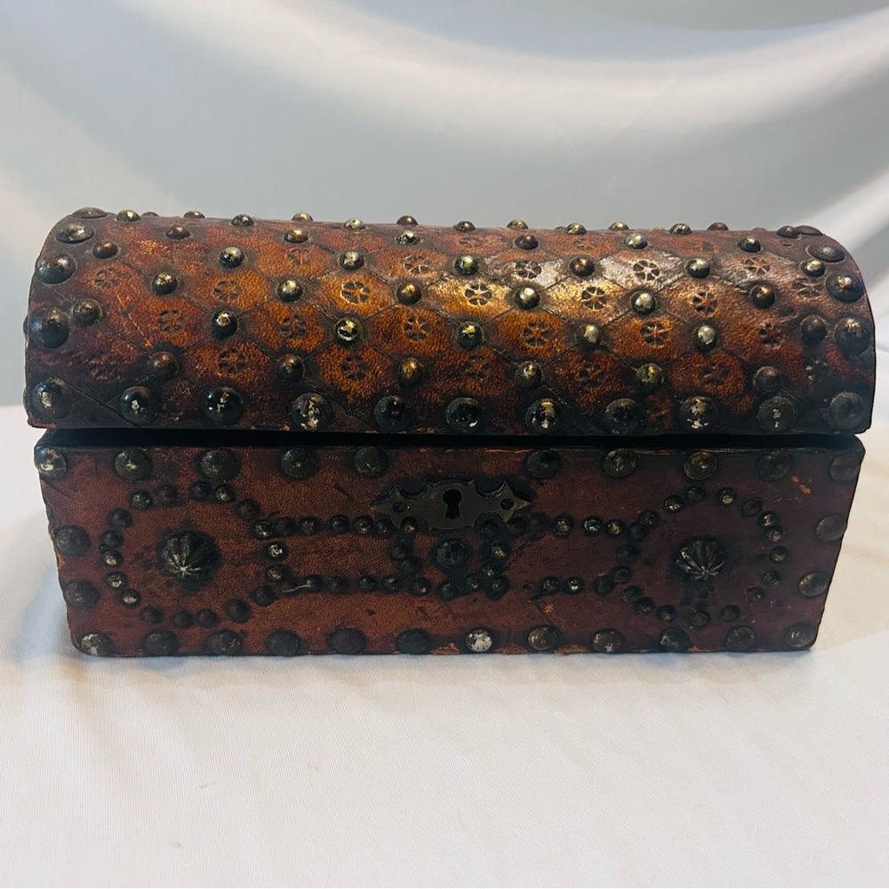 Vintage Studded Leather Chest